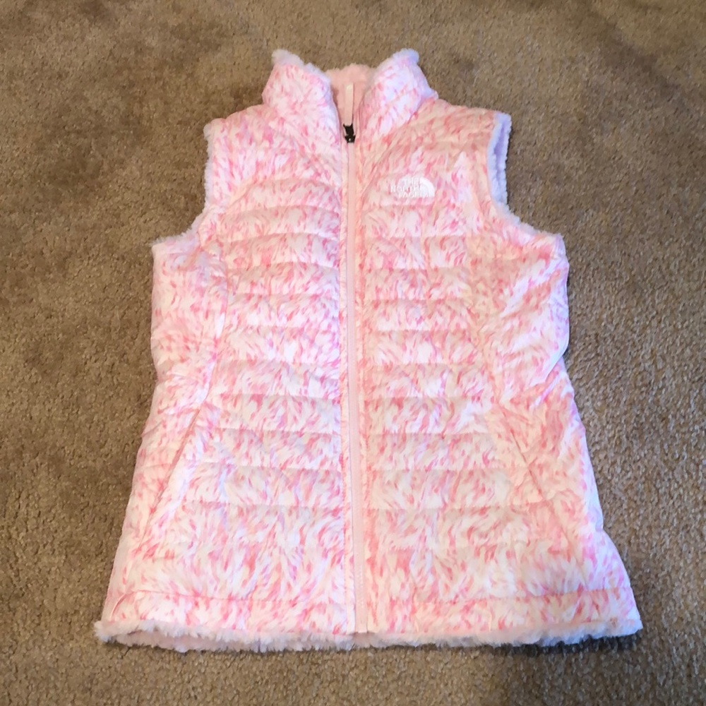 Girls North Face Reversible vest